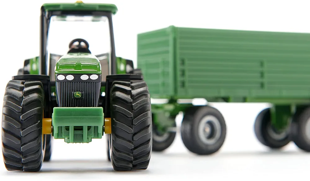SIKU 1:50 JOHN DEERE TRACTOR WITH TRAILER - Image 3