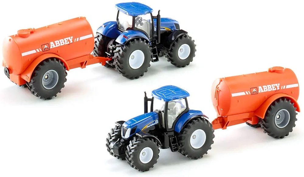 SIKU 1:50 NEW HOLLAND with SINGLE AXLE ABBEY TANKER - Image 4