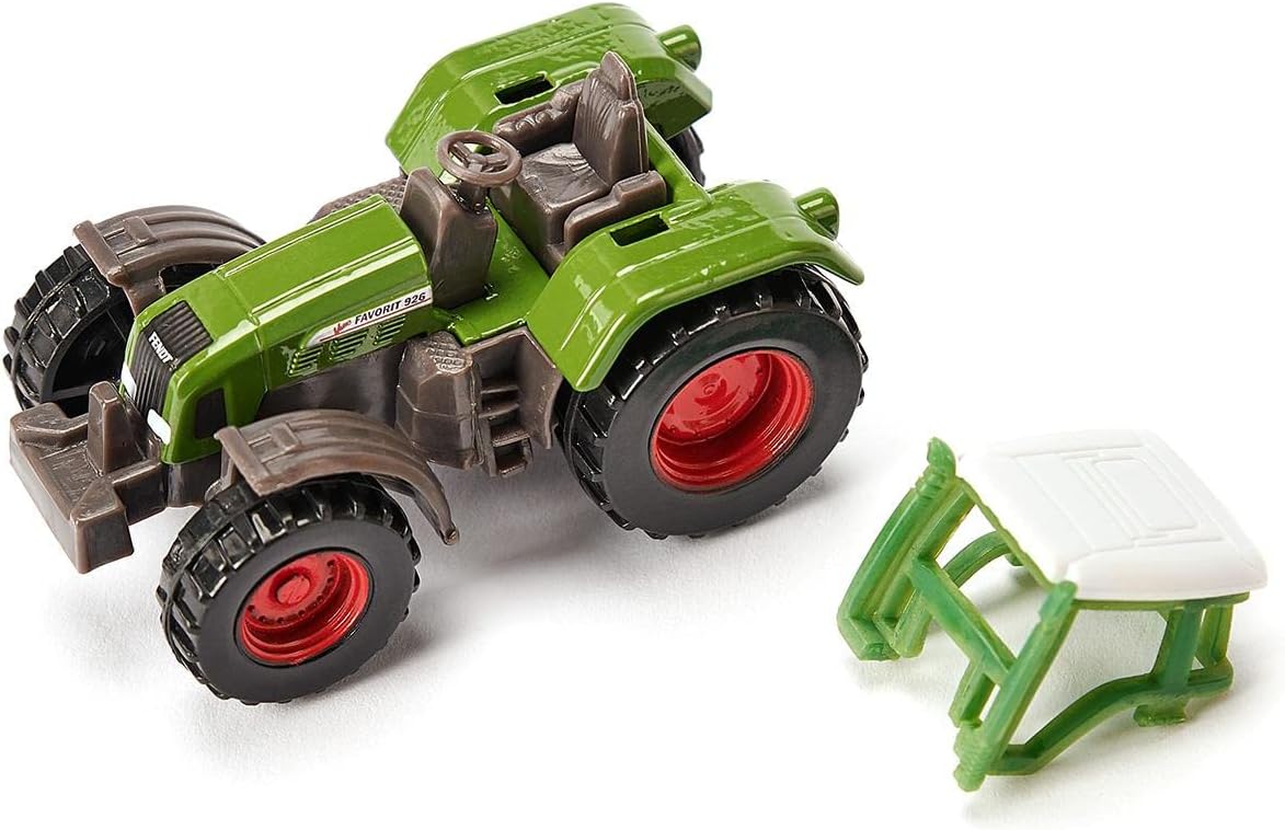 SIKU 1:87 FENDT WITH KRAMPE TIPPING TRAILER - Image 3