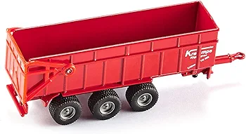 SIKU 1:87 MASSEY FERGUSON TRACTOR W/KRAMPE TRAILER - Image 3