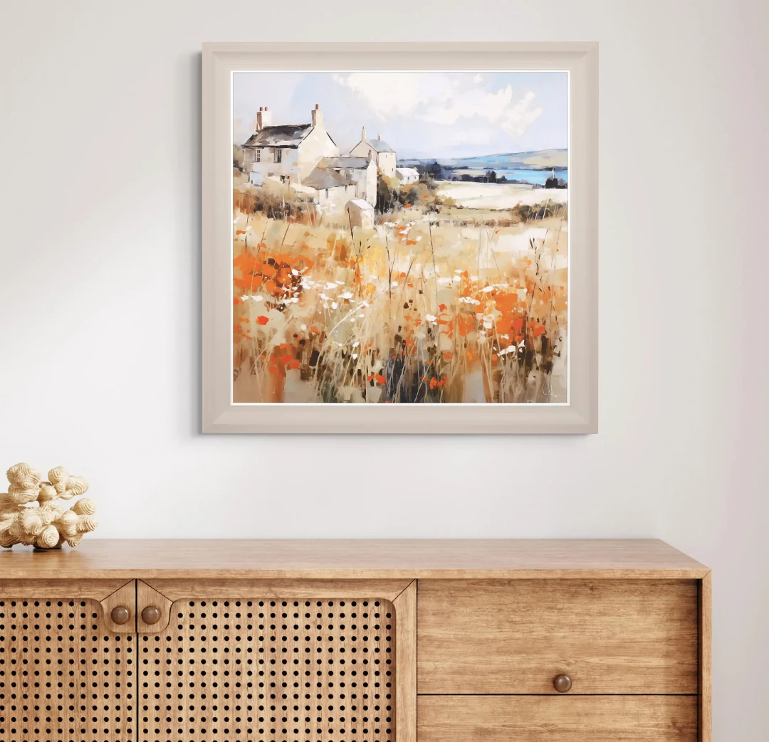 Art Meadow Retreat Framed Canvas - Image 2