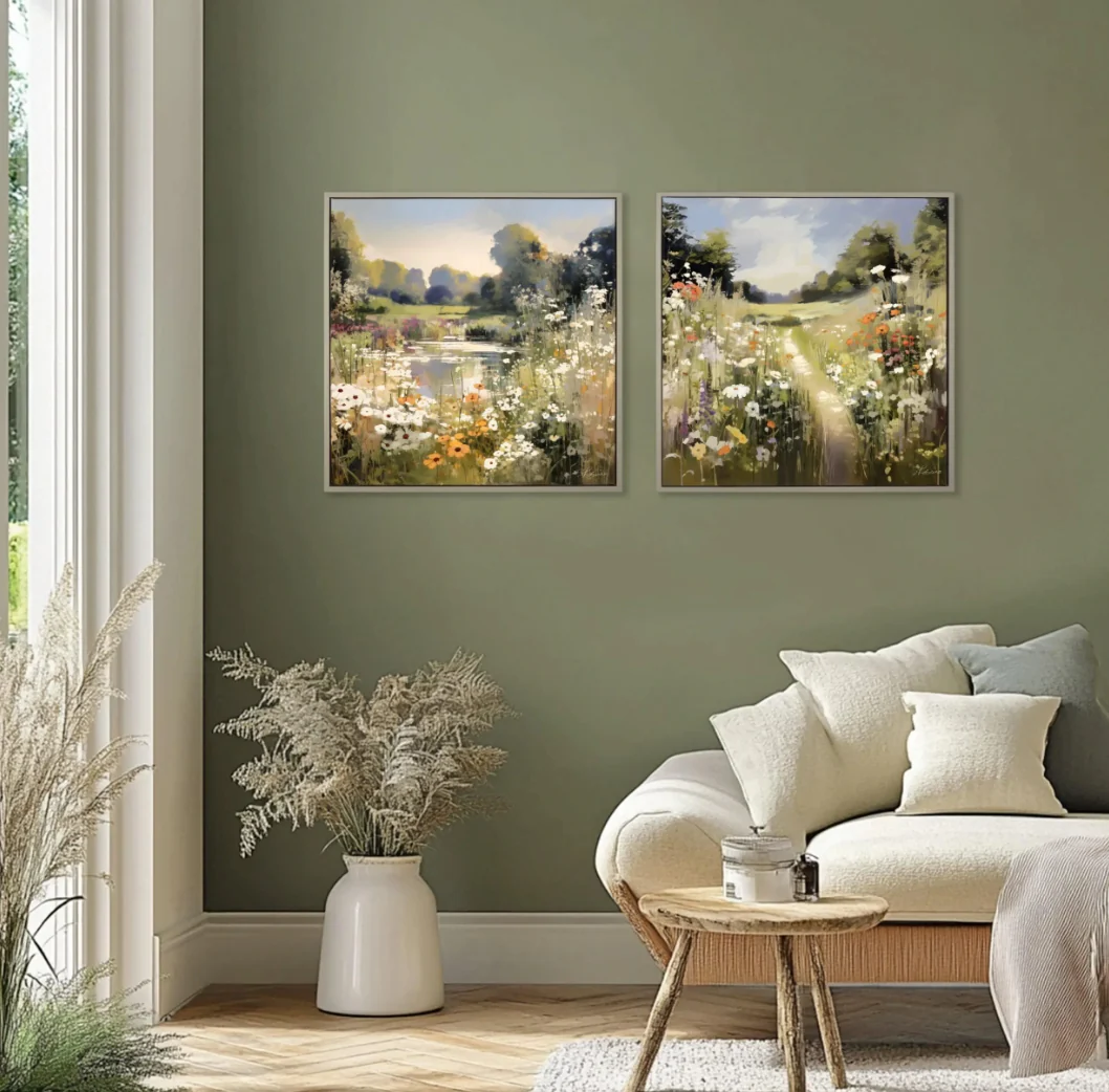 ART MAR Wildflower Wander Framed Canvas - Image 2