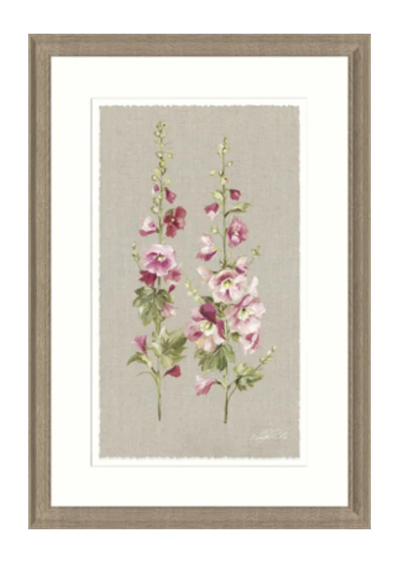 ART Hollyhocks