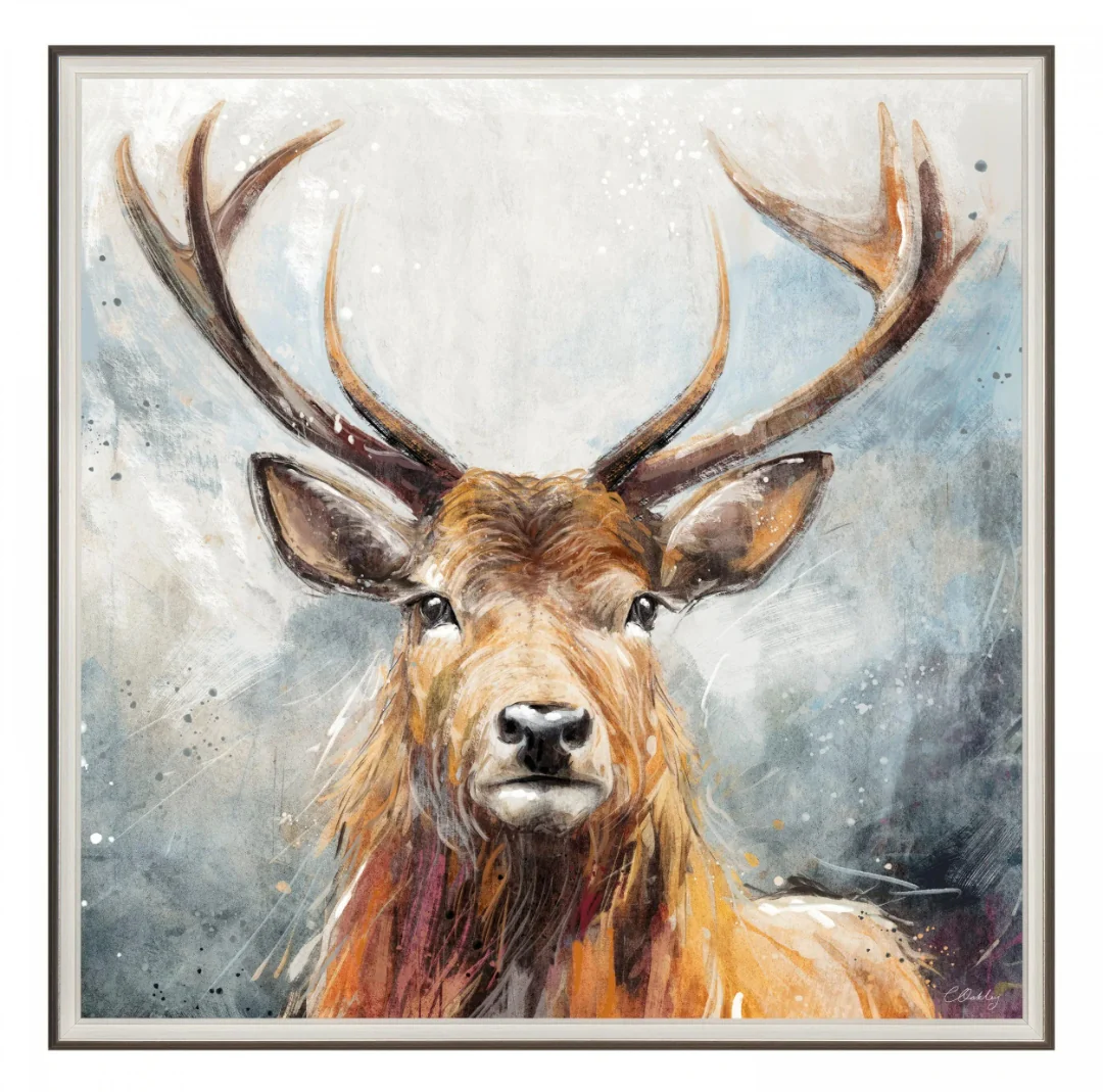 ART MAR Looking On Framed Canvas