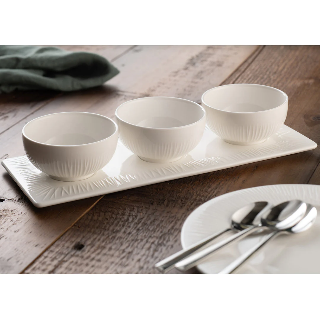 Belleek Living Erne Triple Bowl Set - Image 2