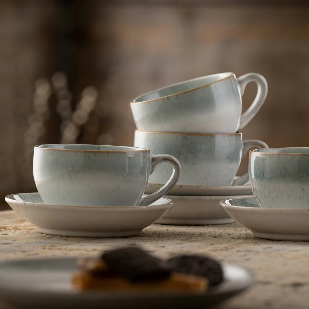 Belleek Living Tivoli Cup & Saucer Set of 4