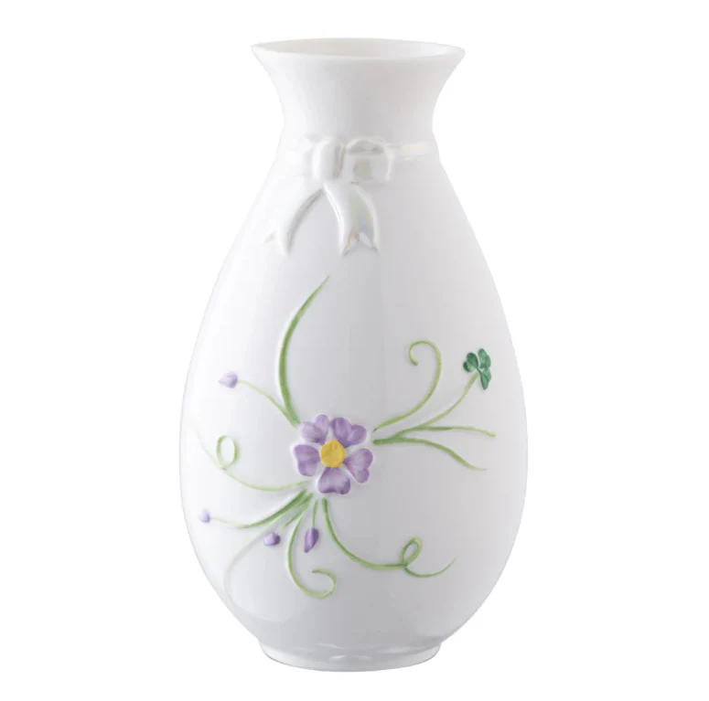 Belleek Ribbon Spill Vase - Image 2