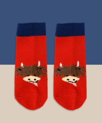 Blade and Rose Hamish Highland Cow Socks - 2-3 Years