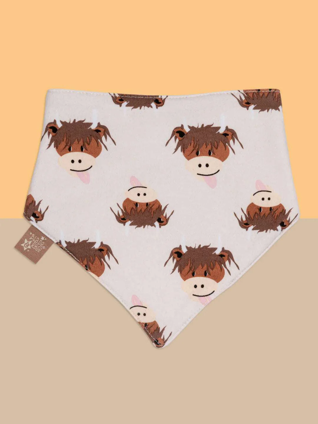 Blade & Rose Neutral Hamish Cow Bib