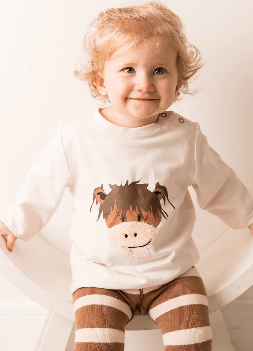 Blade & Rose Neutral Hamish Top 6-12months - Image 2