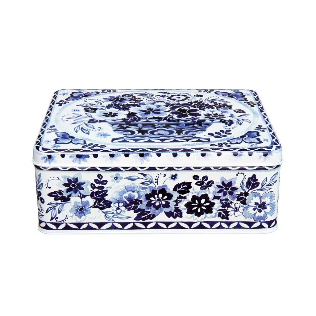 Blue & White - Deep Rectangular