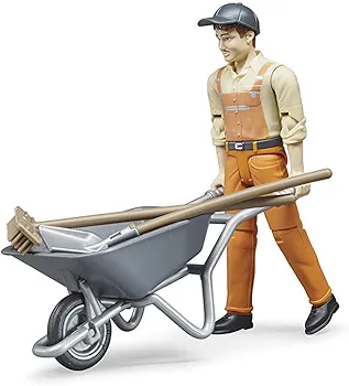 BRUDER FIGURE SET - MUNICIPAL WORKER - Image 2