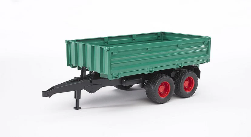 BRUDER TWIN AXLE TIPPING TRAILER - Image 2