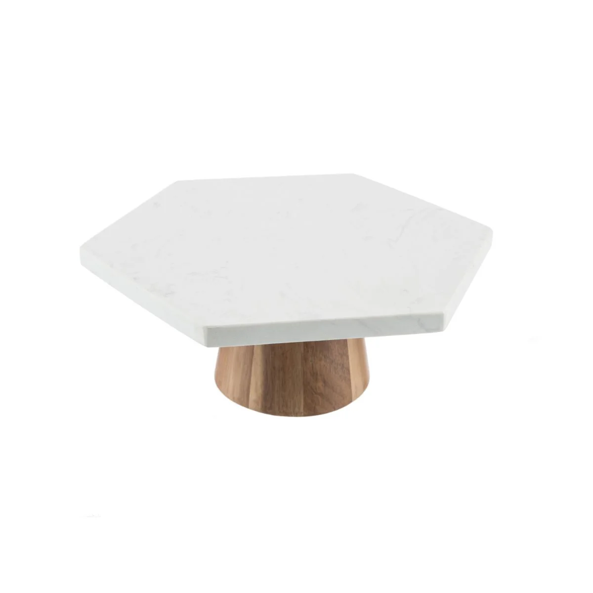 Captivate Kitchen Pantry Marble Cake Stand