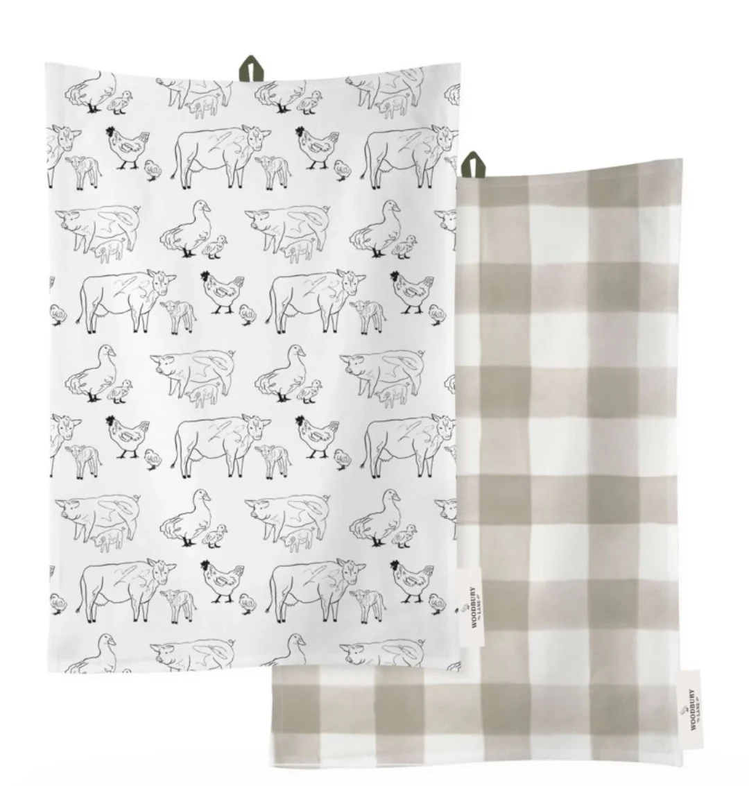 Captivate WoodBury Lane 2PK Tea Towels