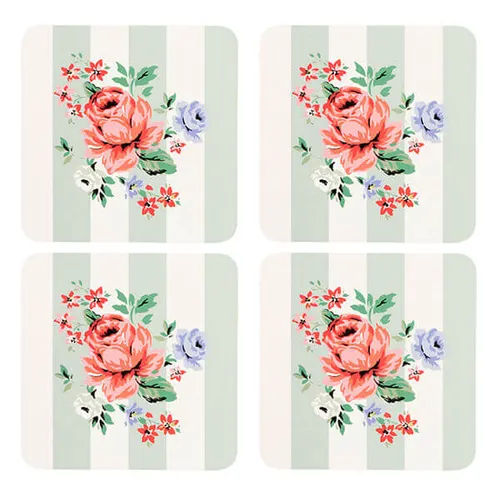 Cath Kidston FLH 4PK Cork Back Coasters
