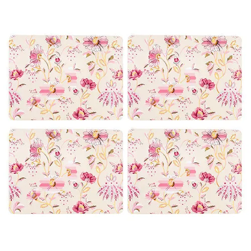 Cath Kidston Friendship Gardens 4PK cream Placemats
