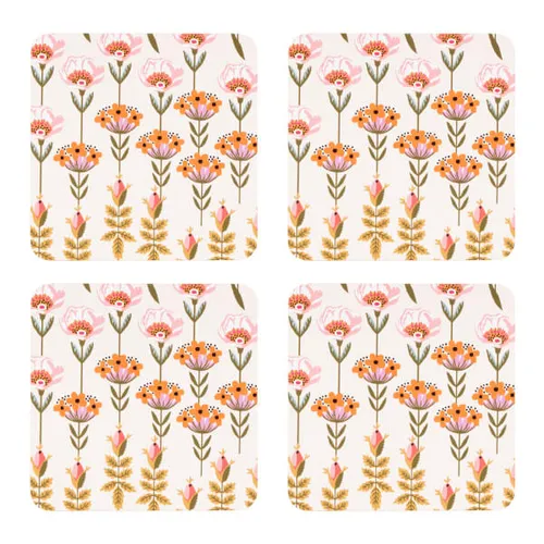 Cath Kidston Painted Table Square Coasters 4PK