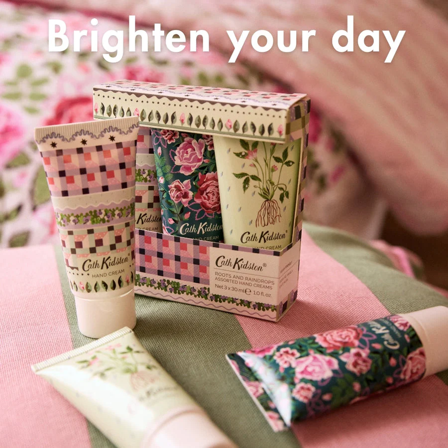 Cath Kidston Roots & Raindrops Assorted Hand Creams 3 x 30ml - Image 4
