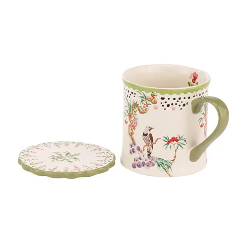 Cath Kidston Spring Birds Mug and Coaster Set - Image 3