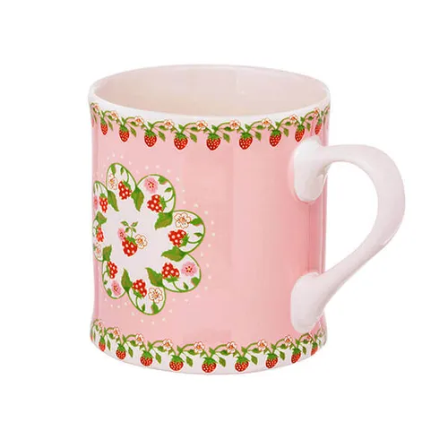 Cath Kidston Strawberry Border Pink Mollie Mug - Image 2