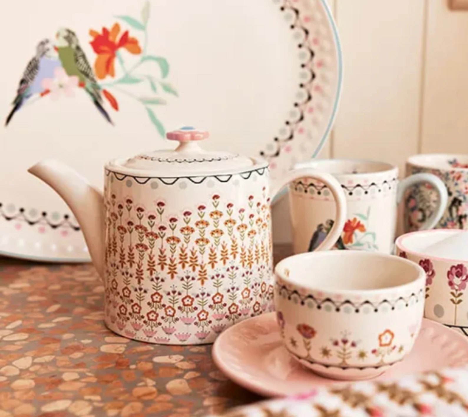 Cath Kidston Teapot 1Litre - Image 2