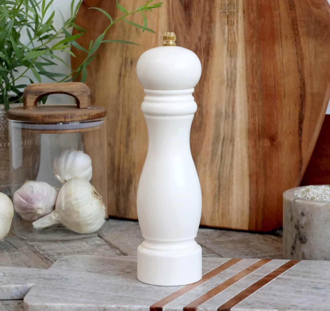 Chic Antique Salt/Pepper Grinder H20/D5cm Cream