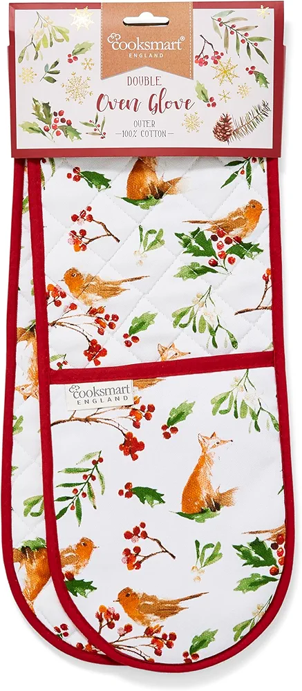 Cooksmart A winters tale Double Oven Glove - Image 3
