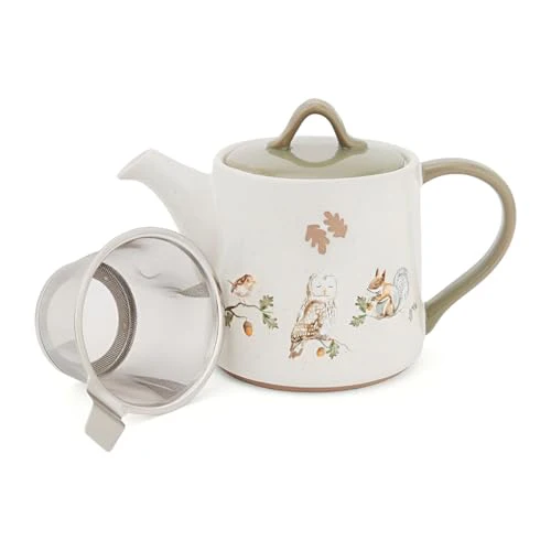 Cooksmart Forest Fable - Ceramic Teapot with Infuser