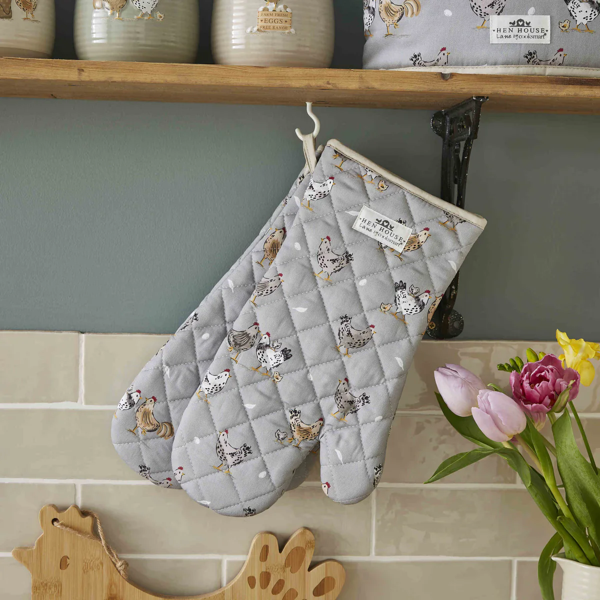 Cooksmart Hen House Lane - 2 pack gauntlets - Image 3