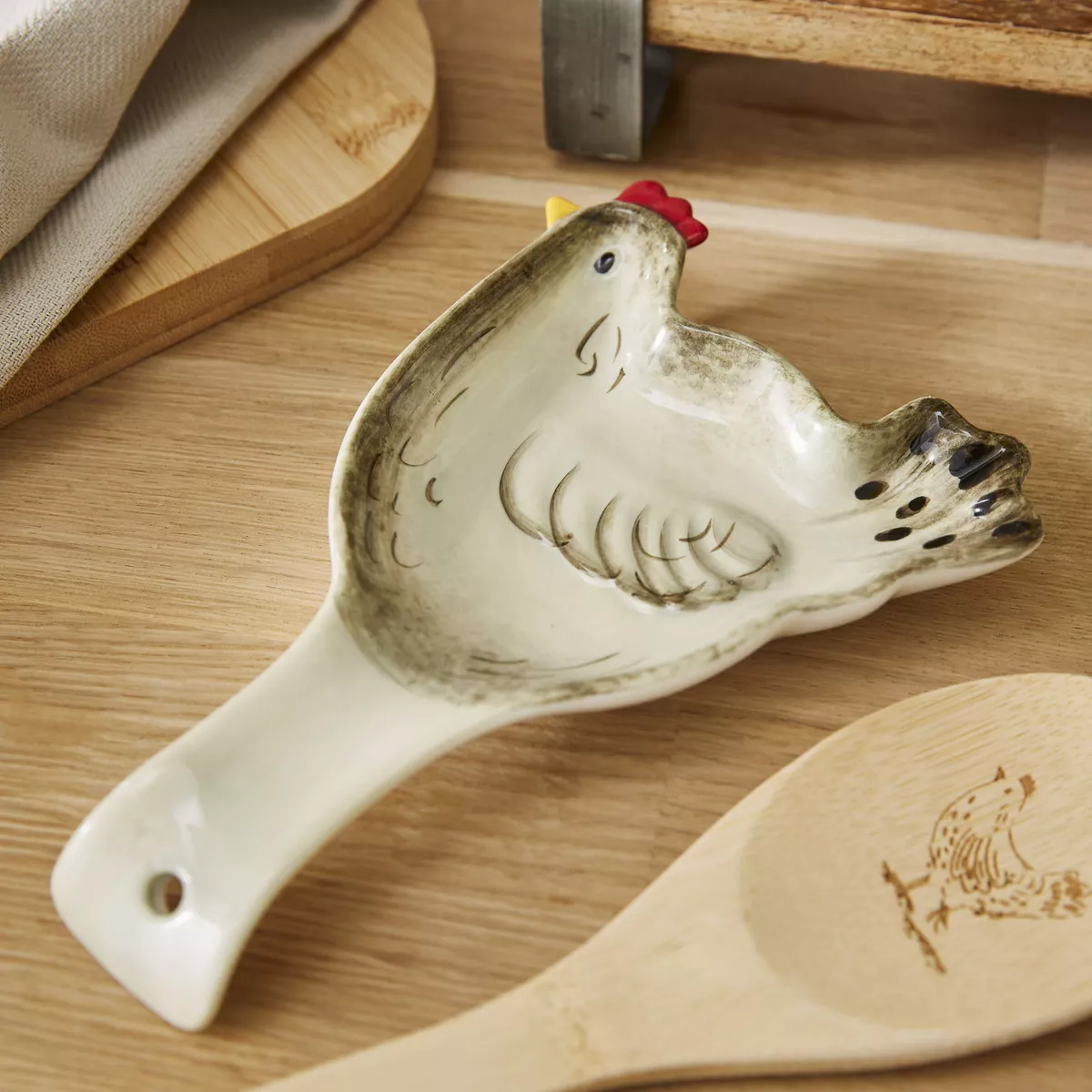 Cooksmart Hen House Lane Large Spoon Rest - Image 2