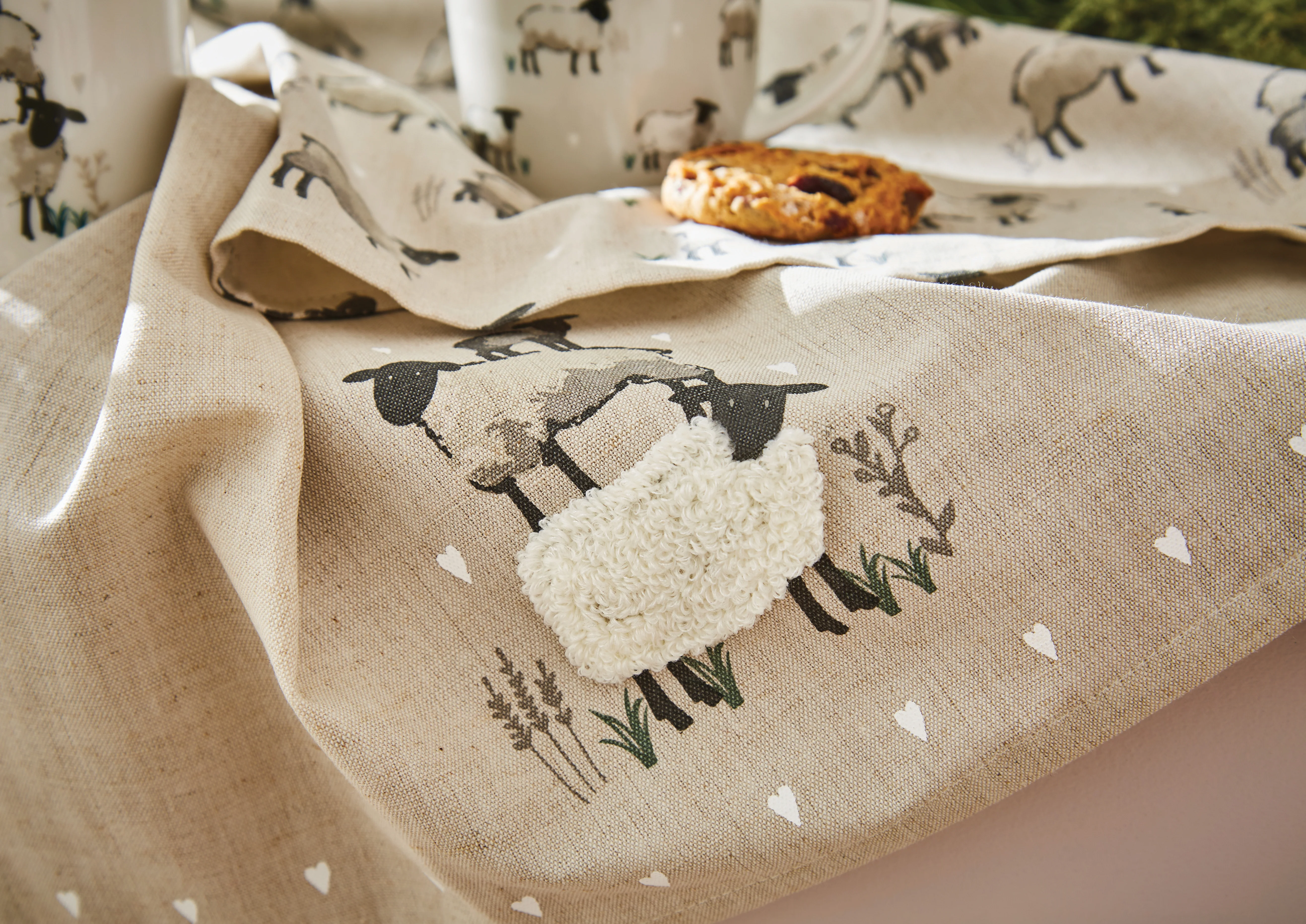 Cooksmart HIGHLAND SHEEP - 3 PACK TEA TOWELS - Image 3