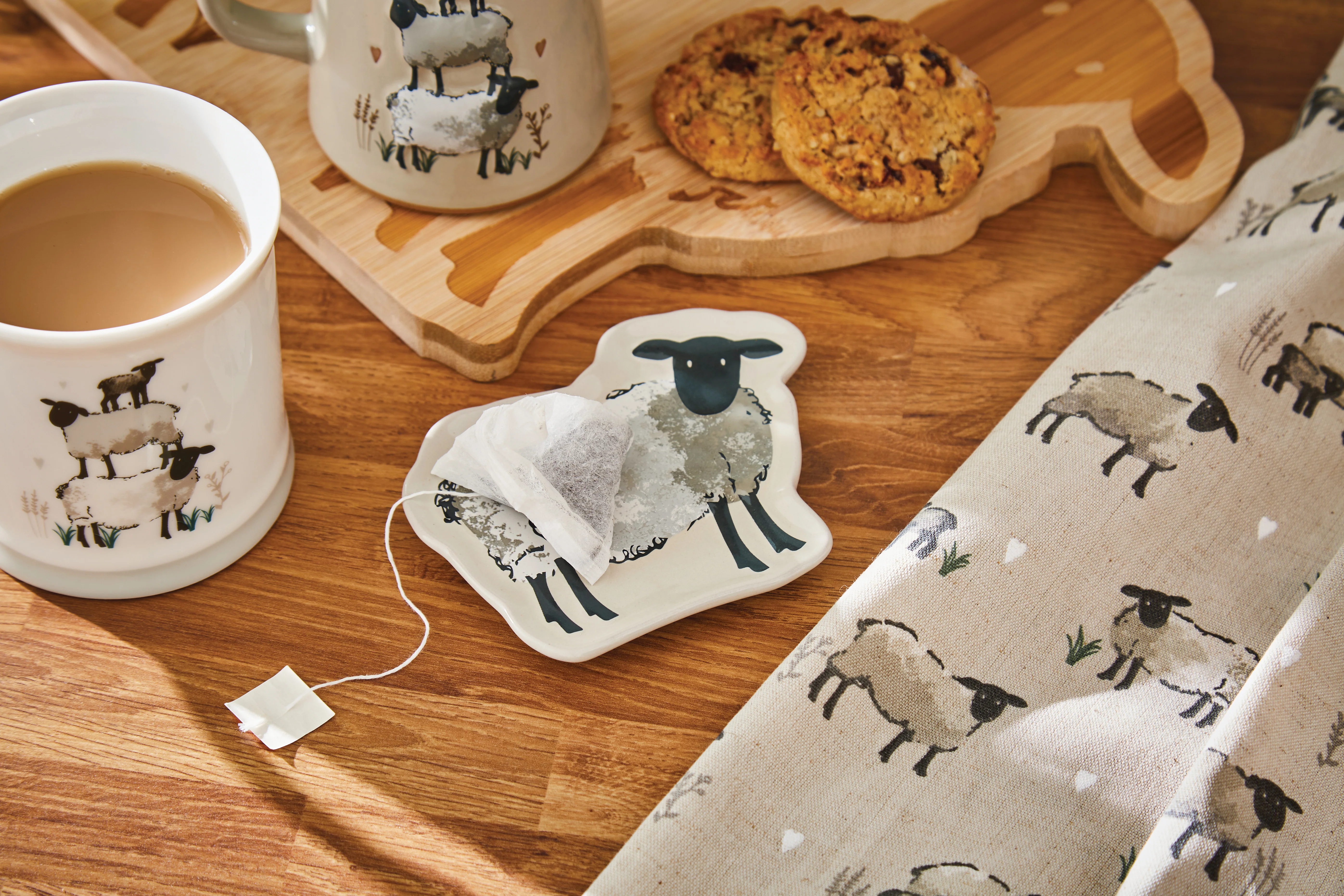 Cooksmart HIGHLAND SHEEP - CERAMIC TEABAG TIDY - Image 2