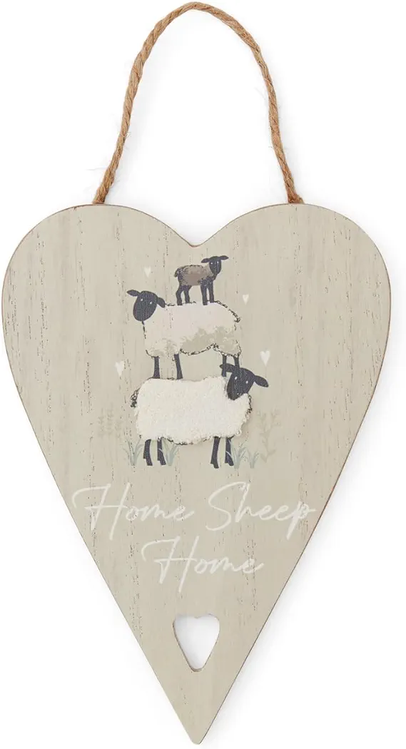 Cooksmart Highland Sheep Plaque Home Sweet Home - Image 2
