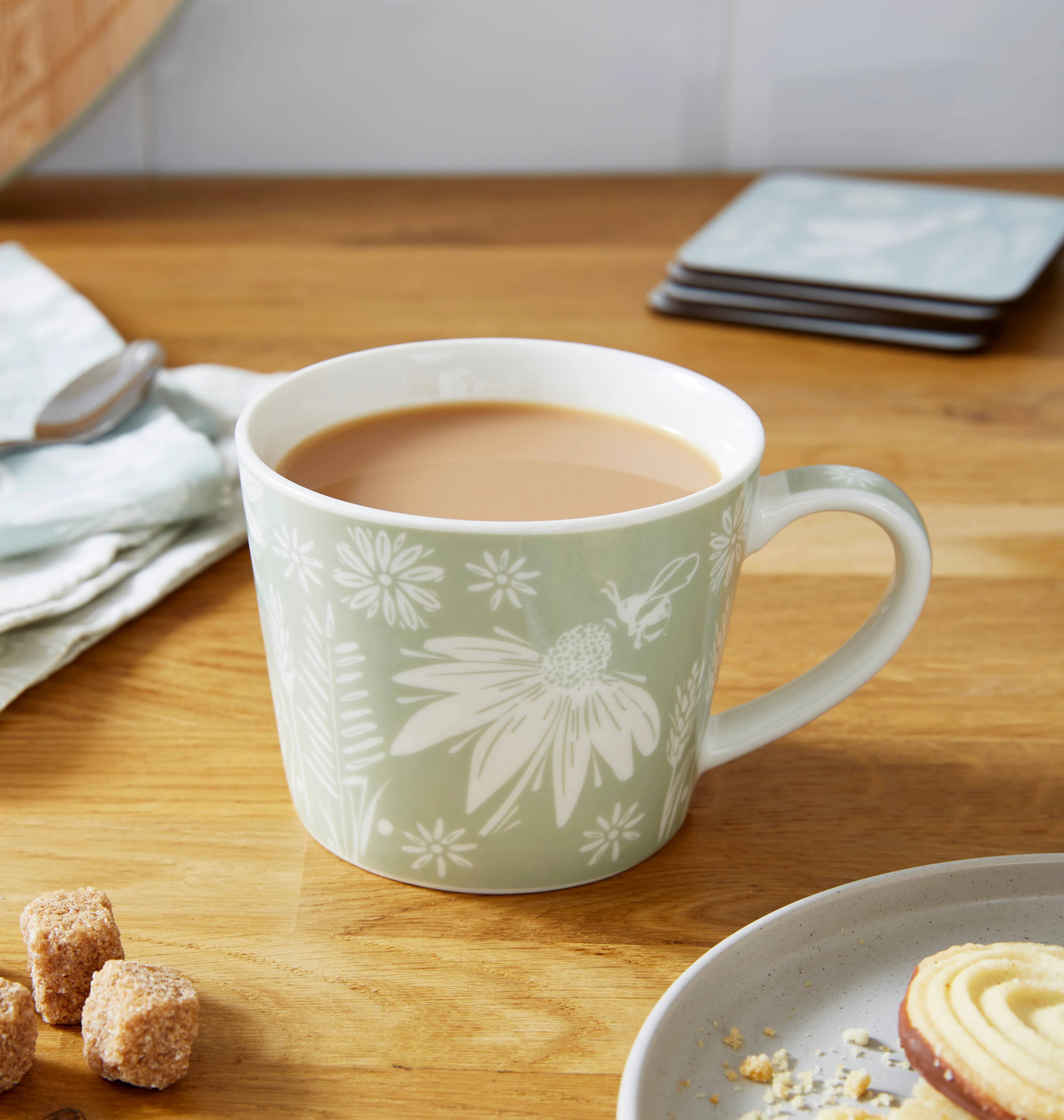 Cooksmart Homestead Conical Mug Sage - Image 2