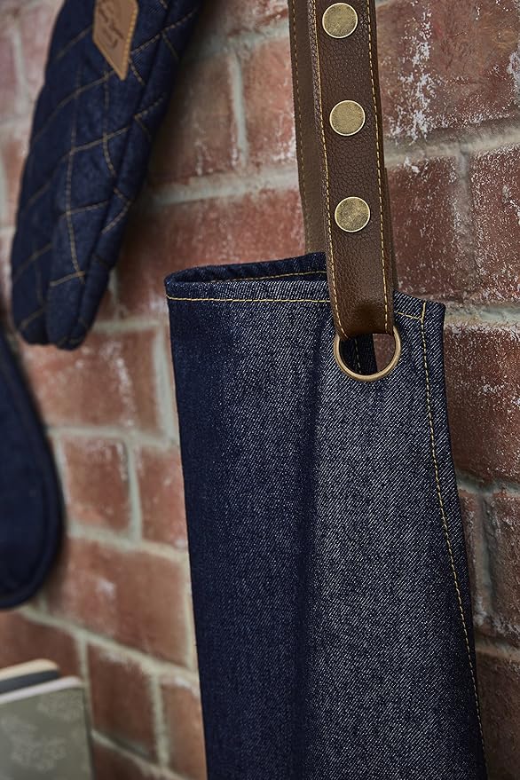 Cooksmart Oxford Denim Apron - Image 2