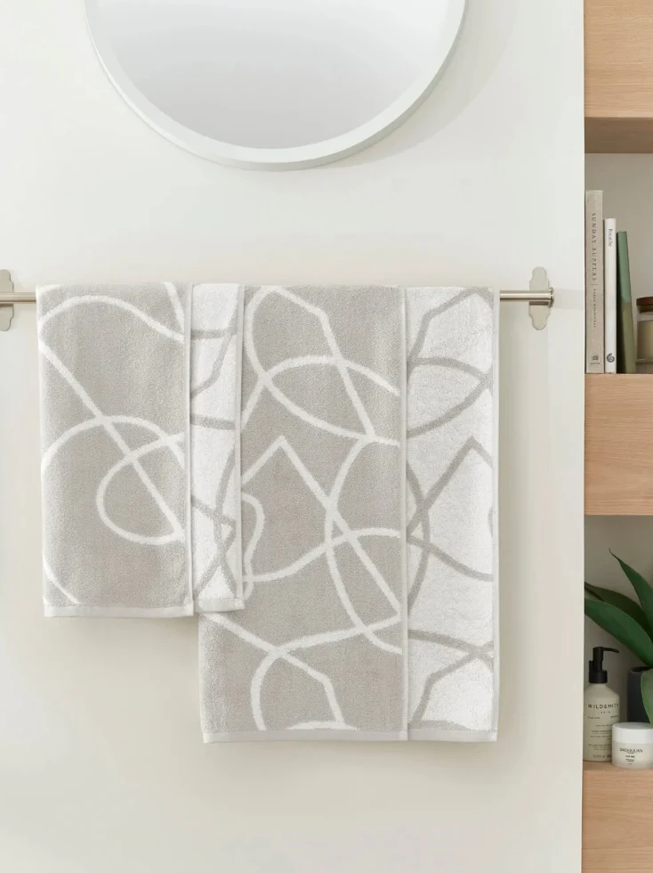 Copenhagen Home Pablo 100% Organic Cotton 550gsm Hand Towel Clay - Image 2