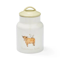 Cooksmart Buttercup Farm Ceramic Canister Tea