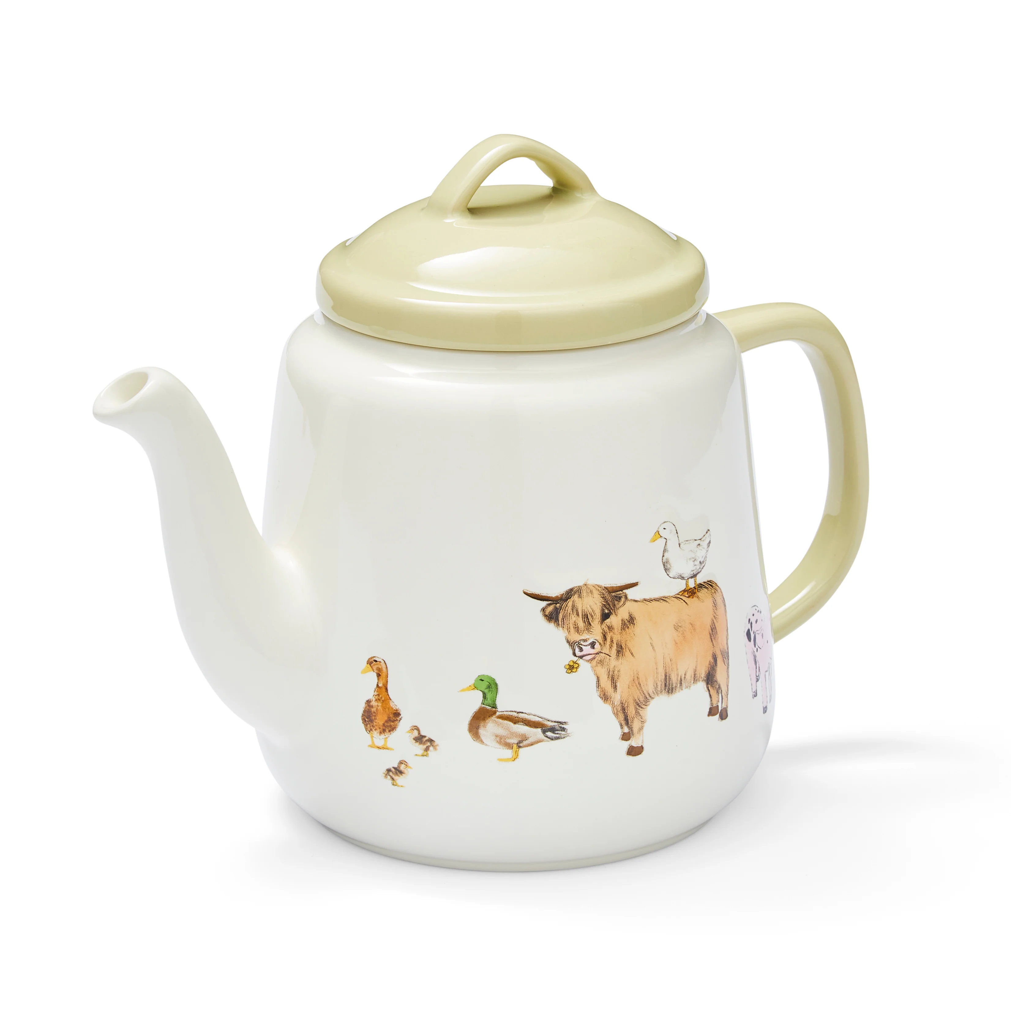 Cooksmart Buttercup Farm Ceramic Tea Pot