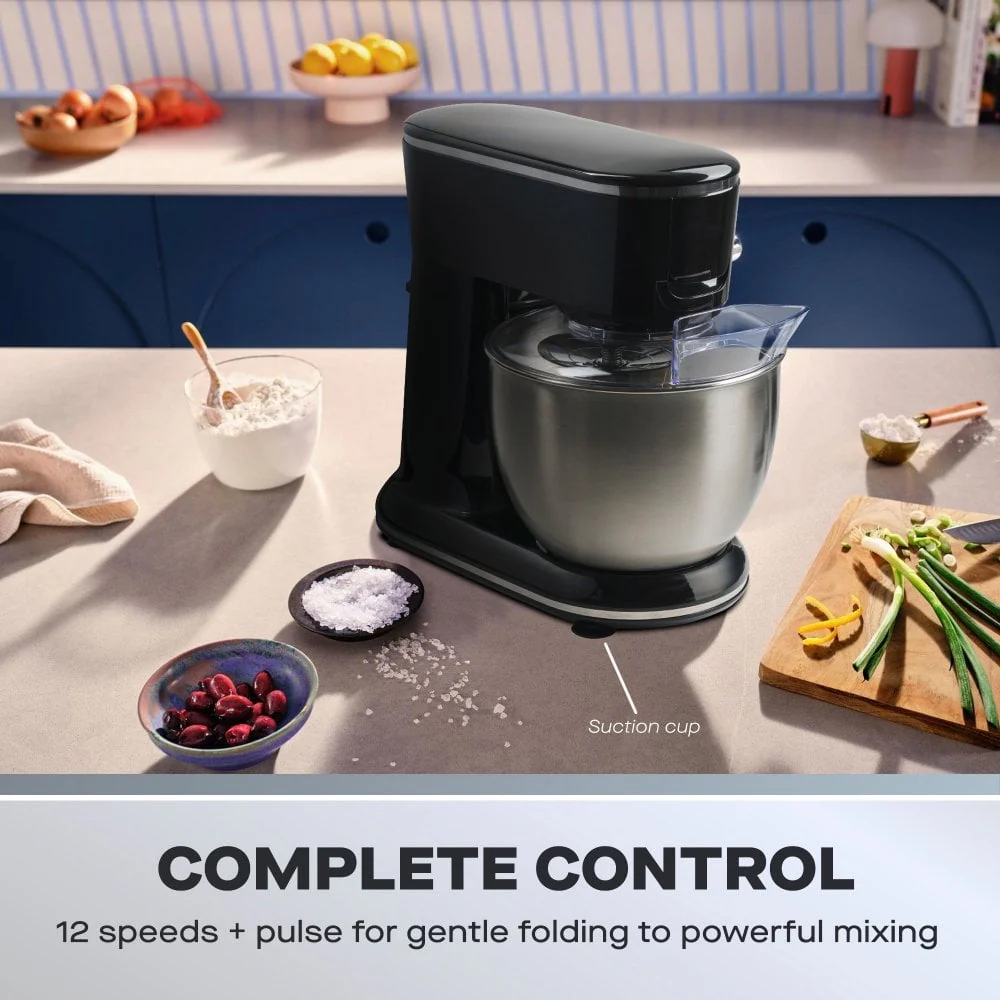 Daewoo 1000W 5L Baking Stand Mixer Black - Image 3