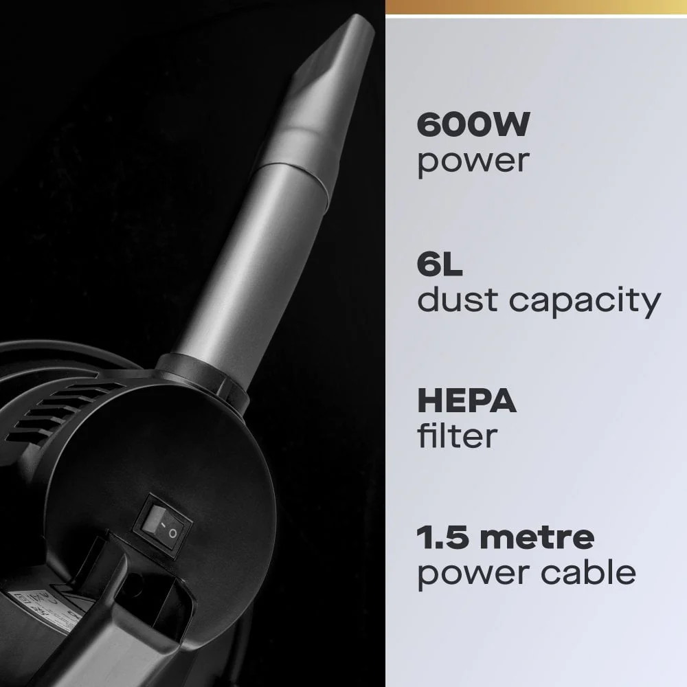 Daewoo 6L Fireplace Ash Vacuum Cleaner with Hepa Filter, 600W - Image 2