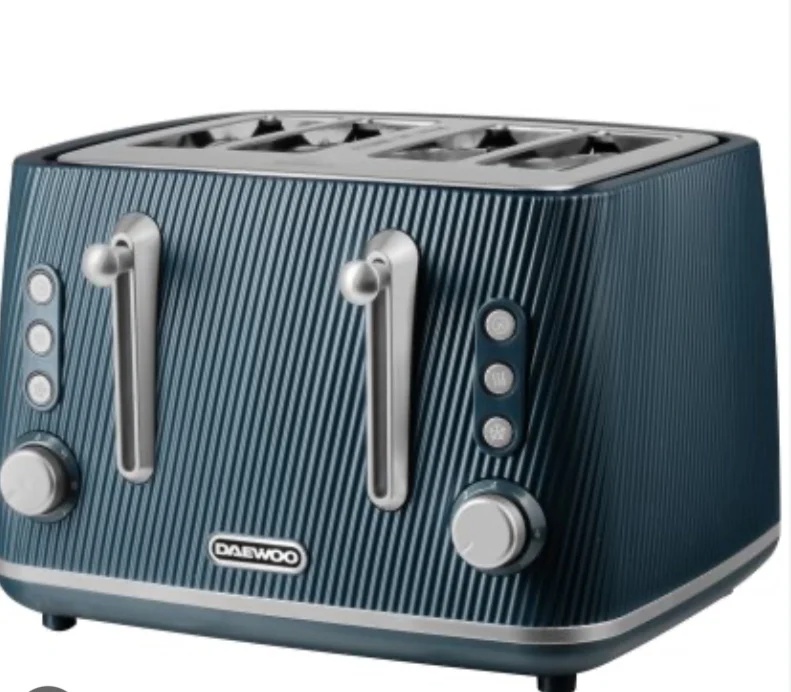 Daewoo Cascade 4 Slice Toaster Navy