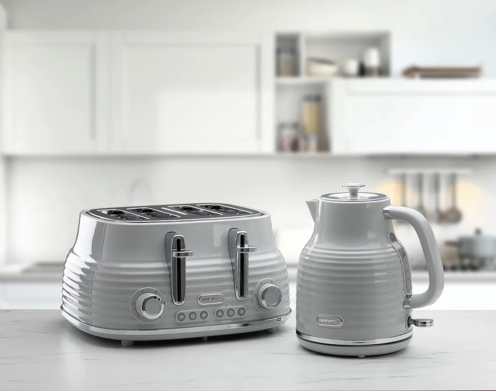 Daewoo Sienna 1.7lt 3KW Jug Kettle  Grey - Image 3