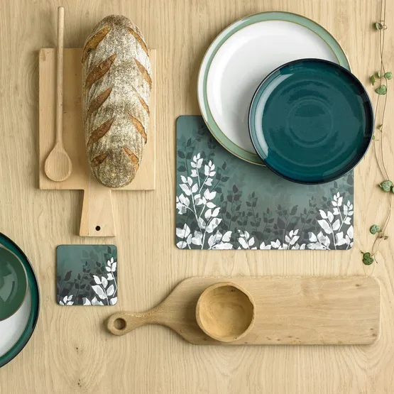 Denby Colours Green Foliage Placemats Set Of 6 - Image 2