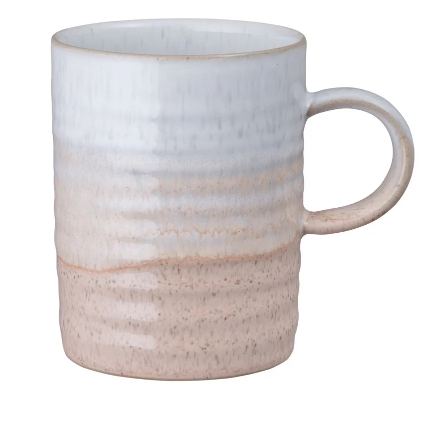 Denby Kiln Coral Ridged Mug