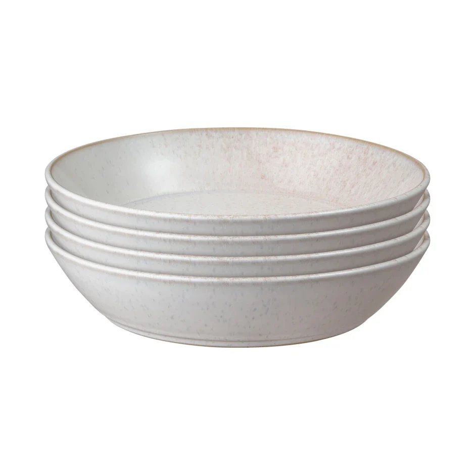 Denby Kiln Coral Set of 4 Pasta Bowl