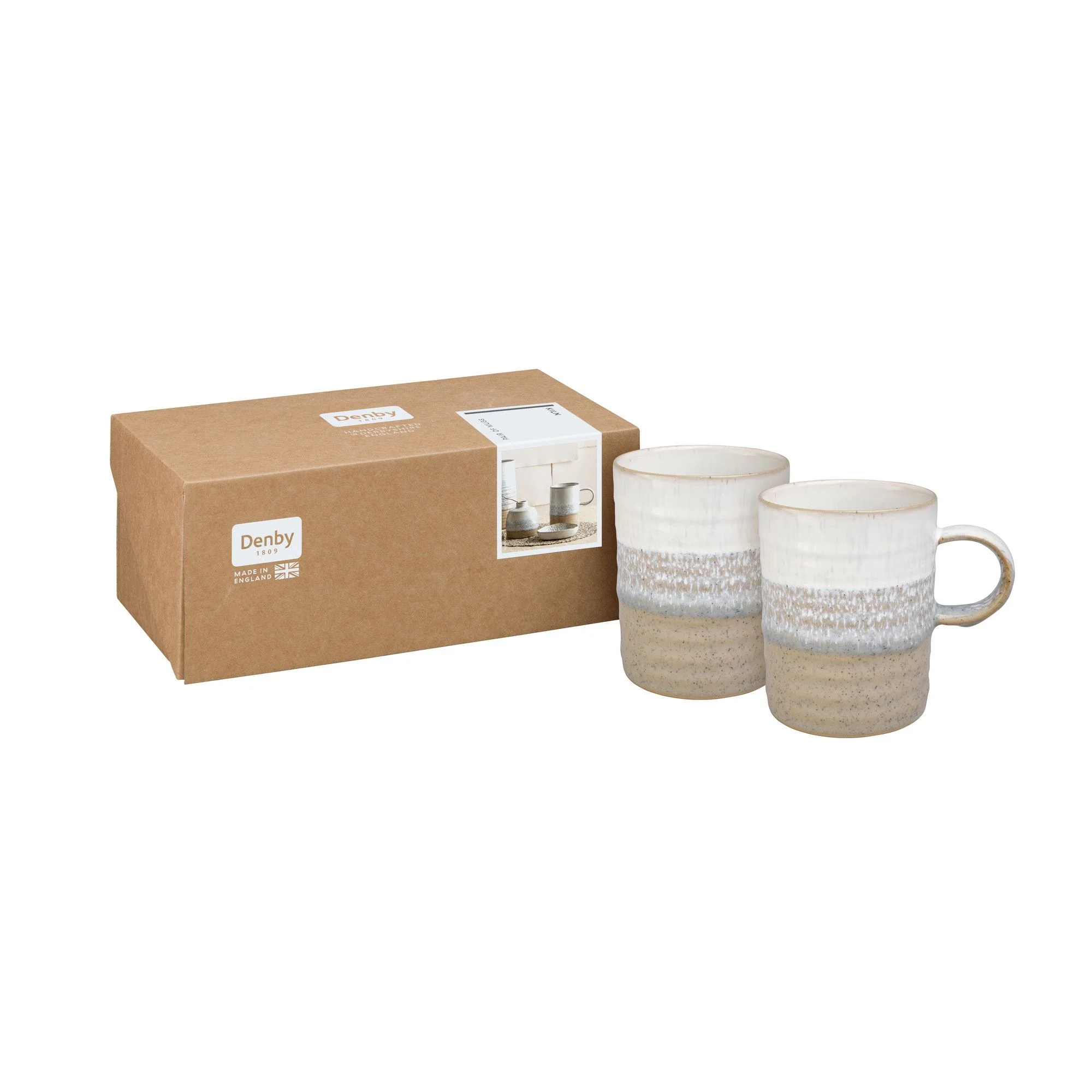 Denby Kiln set of 2 mugs - Image 2