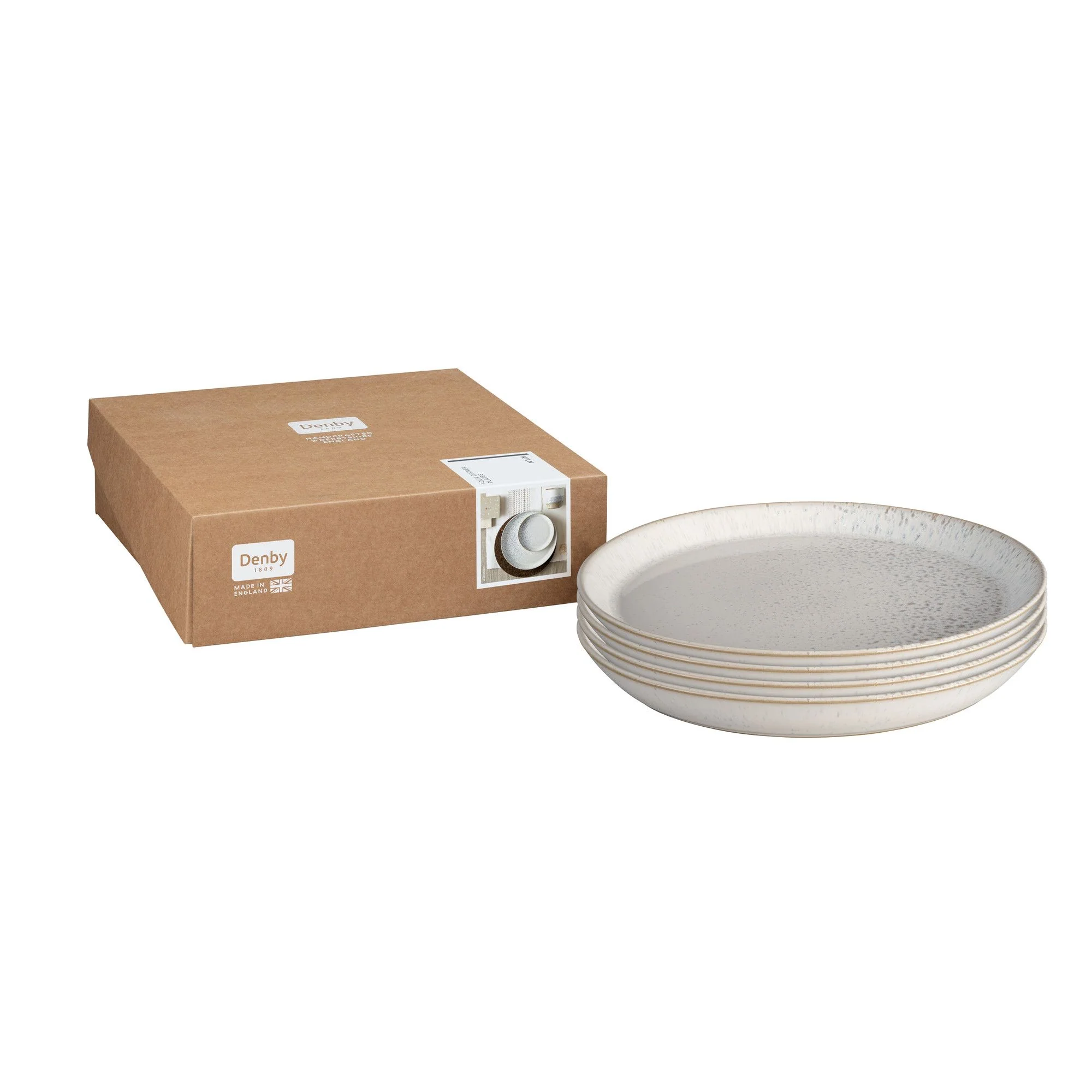 Denby Kiln set of 4 dinner plates