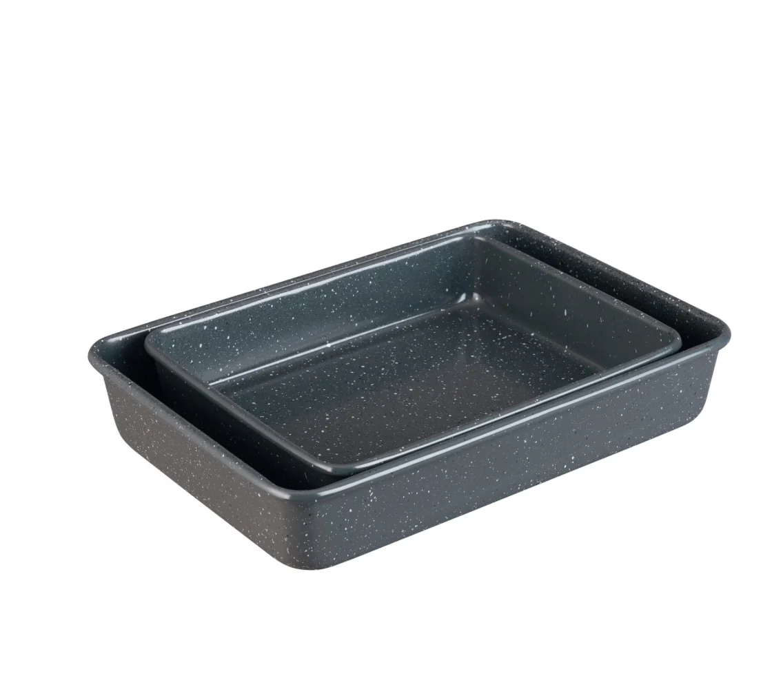 Denby set of 2 Quantanium Roasting Trays