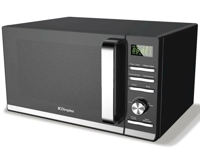 Dimplex Black 23L 900w Microwave - Stainless Steel Interior